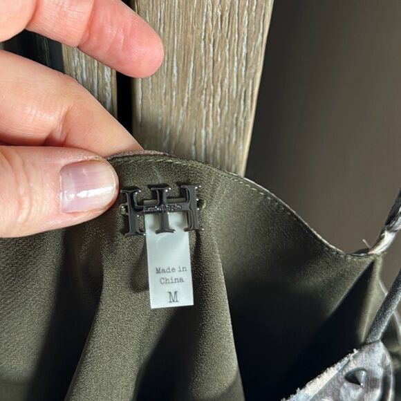 Haute Hippie Silk No Regrets Camo Camisole size medium - Picture 15 of 16